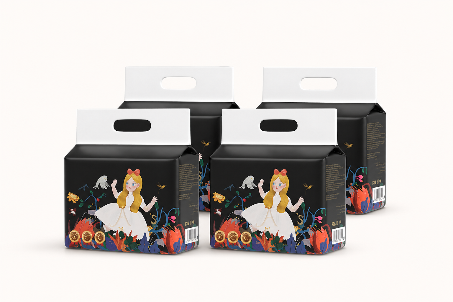 Subscription – Bebetour Alice Dream Series | 4 Packs + 5 Packs of Wipes Bebetour Australia